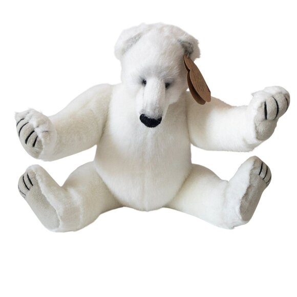 Heartfelt Collectibles Sylvester jointed polar bear plush toy 1997 - Picture 9 of 10